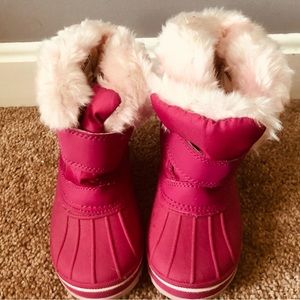 Kids Faux Fur Pink Snow Boots ❄️ Just Reduced*